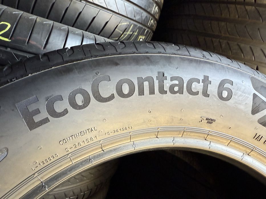 Літні шини 225/60 R18 Continental EcoContact 6 2шт. 90% залишку 2021