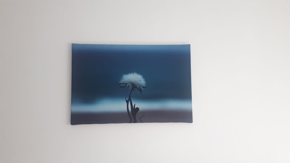 Tela / quadro em tons de azul