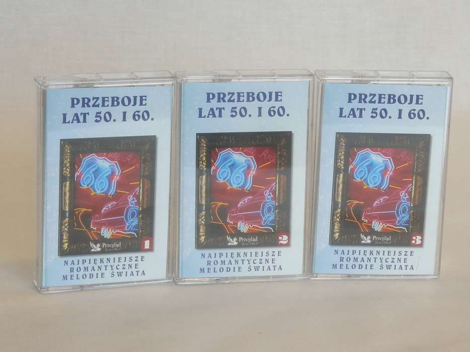 Nagrania taśmy / Przeboje Lat 50. i 60 / - kolekcja 3 szt
