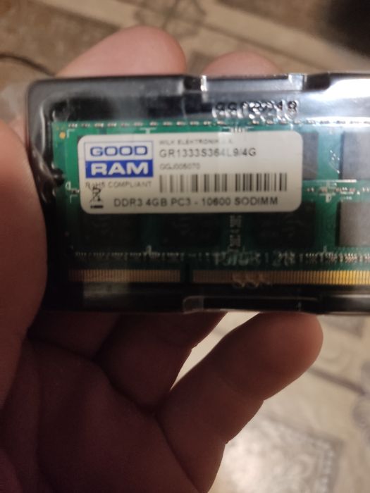 ОЗУ для ноутбука soDimm ddr 3 на 8gb 2х4gb