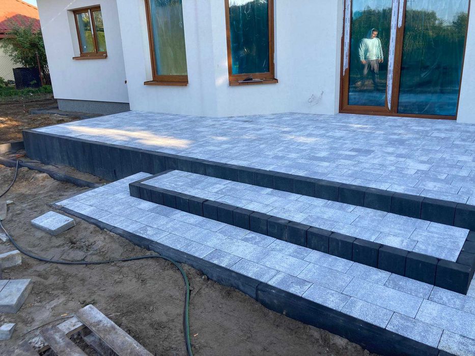 Brukarstwo , tarasy , schody , chodniki , polbruk ,libet, semmelrock