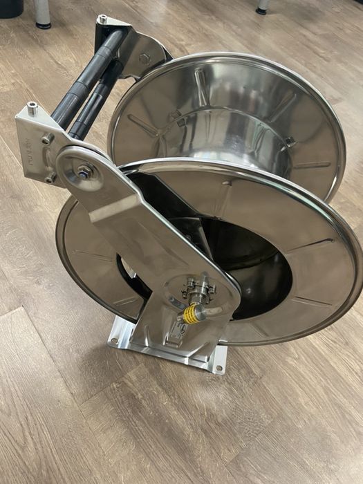 Барабан нержавейка для намотки шланга, намотчик, катушка. Ramex Италия