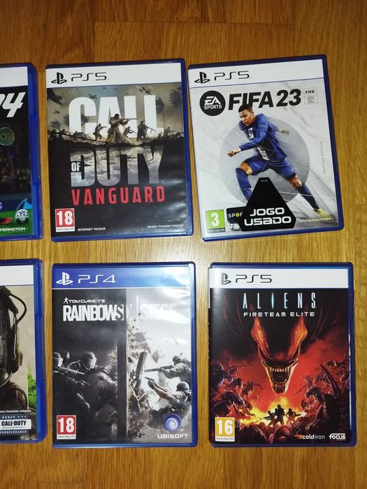 Lote jogos PlayStation 4 e 5