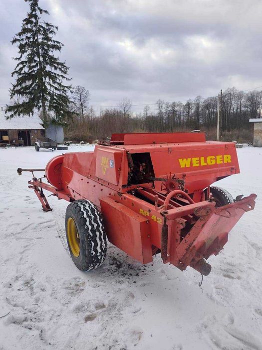 Прес підбирач Welger AP 42 / подборщик Велгер тюкопрес на шестернях
