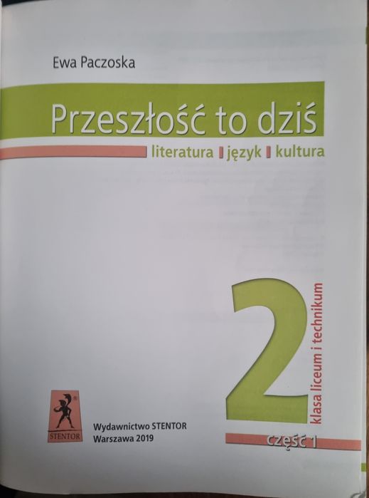 Język polski podręcznik przeszłość to dziś cz.1 klasa 2