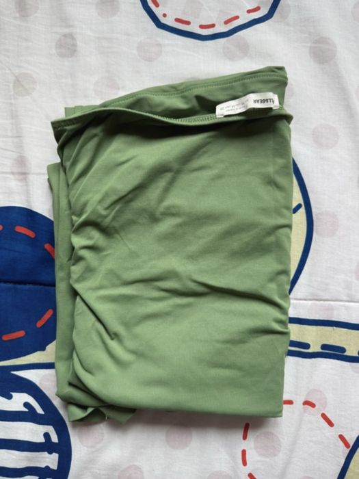 Vestido verde comprido I Pull & Bear (Novo)