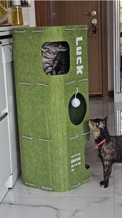 Лежанка когтеточка будинок для котика кота собачки