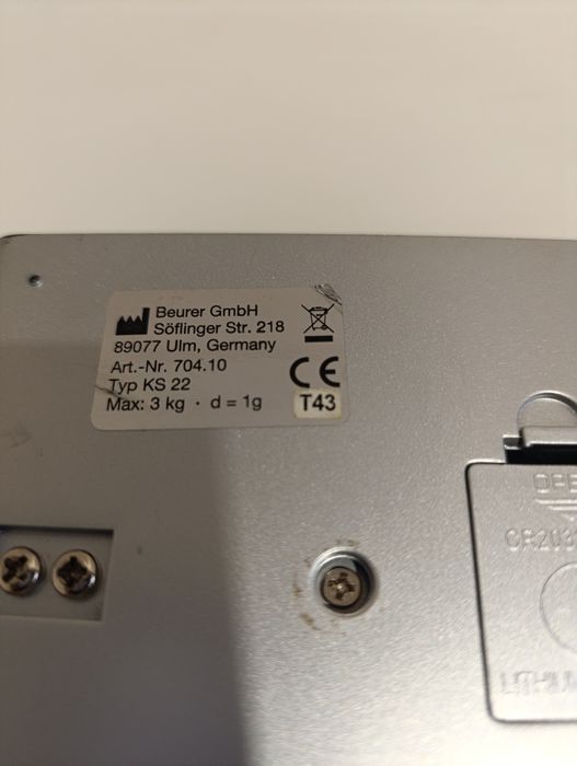 Waga kuchenna BAUER -KS22.