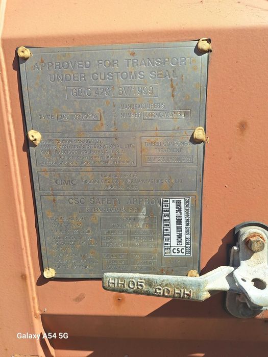 Kontener morski 20 używany