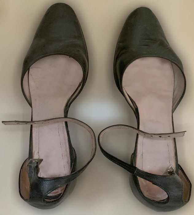 Sapatos de Senhora Abertos, Preto