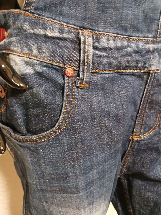 Новый джинсовый комбинезон S