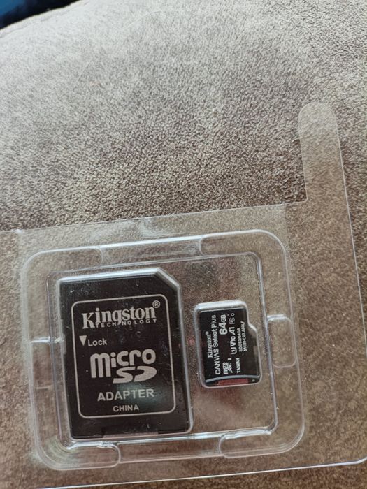 Карта пам'яті Kingston Canvas Select Plus microSDXC 64GB Class 10 + SD-адаптер