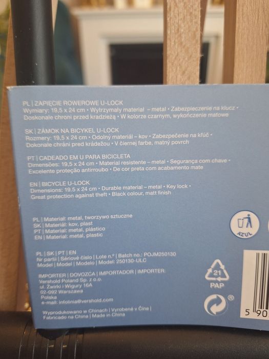 Nowe zapięcie rowerowe