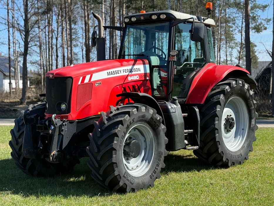 Massey Ferguson 6490 Dyna 6 Tuz Wom  Massey Ferguson 6490 Dyna-6 TUZ WOM 8100 mth!!! Sprowadzony Zadbany