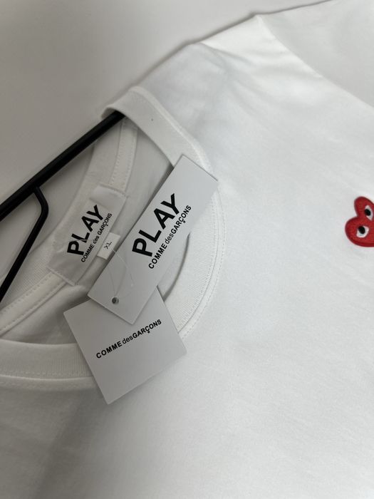 Футболка Comme des garcons  ком де ґарзон червоне серце міні cdg  S-XL