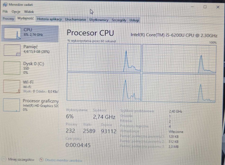 HP ProBook 640 G2 Win 11Pro Intel Core i5 4x2,3GHz 16GB DDR4 256GB