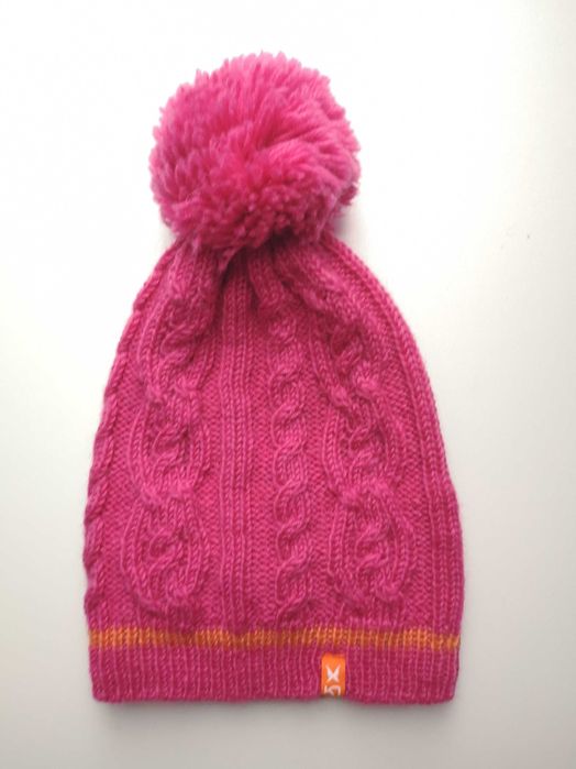Kari Traa wełniana czapka z pomponem 100% wool r. uniwersalny
