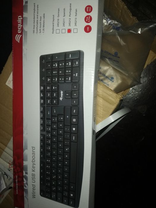 Teclado qwerty USB