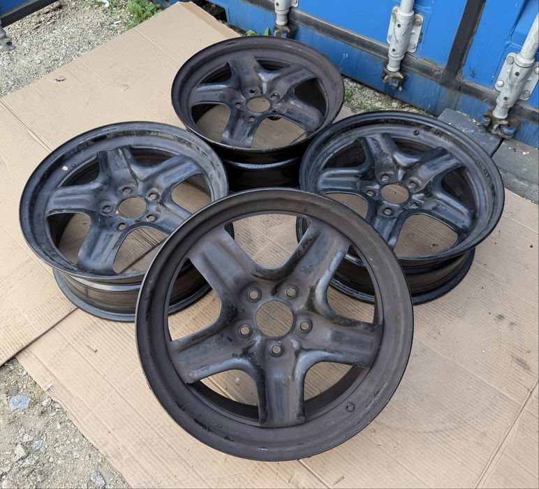 Felgi Strukturalne Stalowe Renault 403003403R 7.0x17" 5x114.3 ET 35 KOMPLET ORYGINAŁ !