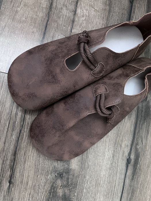 Mary Jane szerokie okrągłe noski mokasyny r.41 wkl.26,5cm barefoot