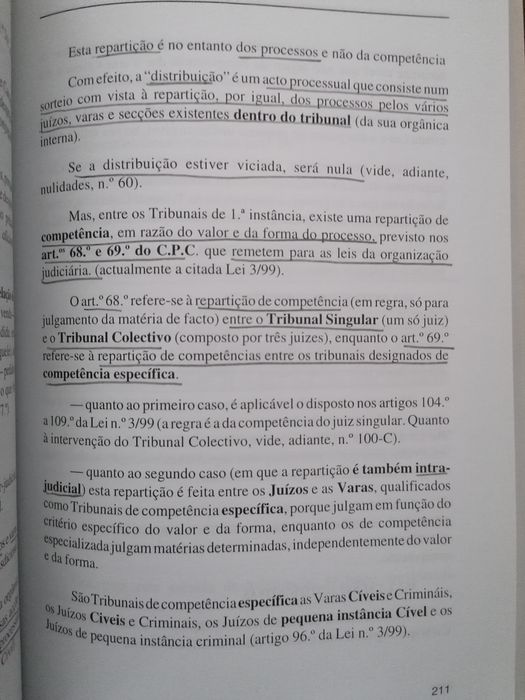 Processo Civil I José João Baptista 6a edição