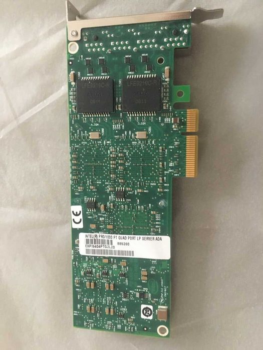 Karta Intel pro/1000 PT quad port lp 4x 1Gbit - GIGABIT ETHERNET