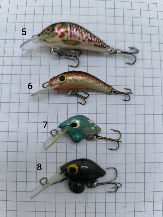 Woblery kleniowo-jaziowe 12 sztuk + pudełko