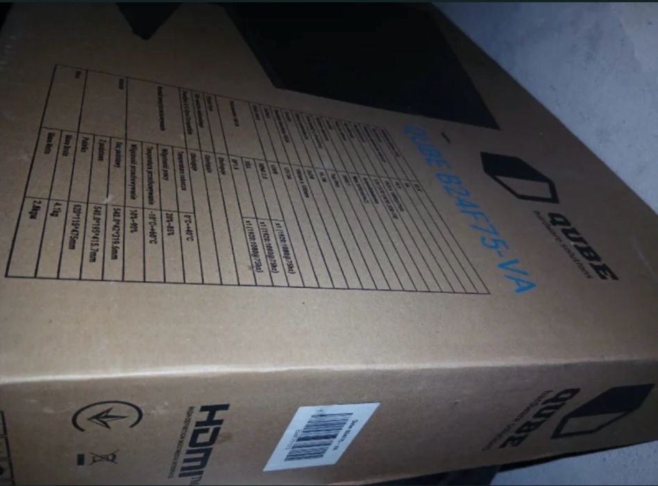 Monitor QUBE B24F75-VA 23.8" Full HD IPS 75Hz