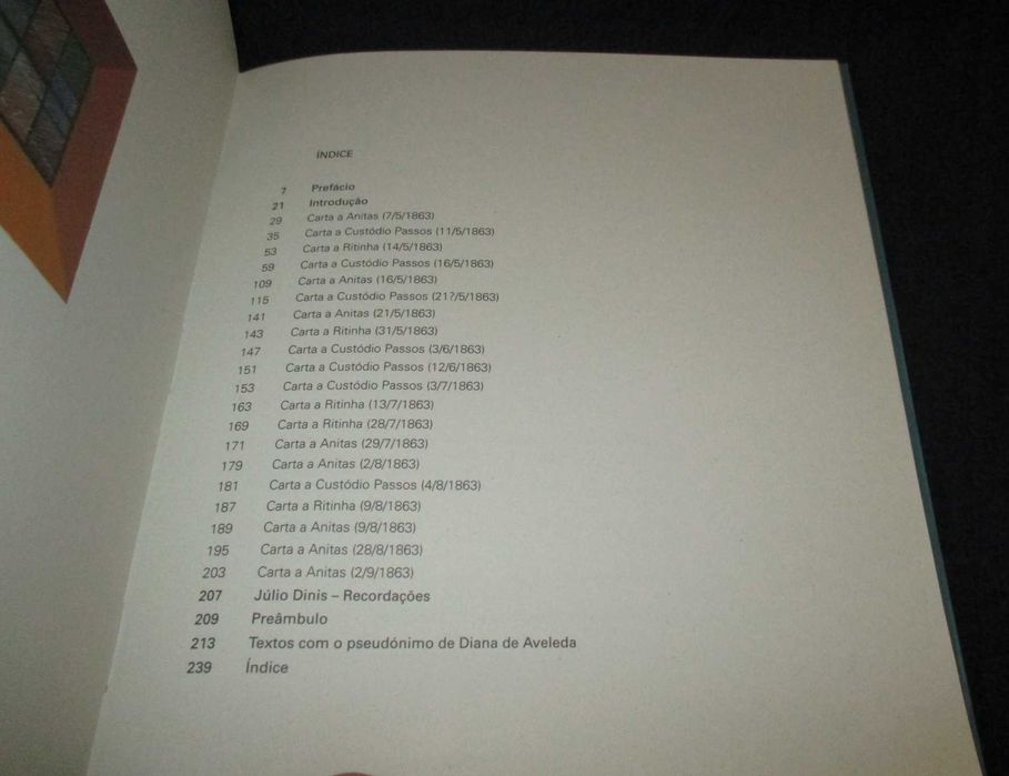 Livro Júlio Dinis Um Diário em Ovar 1863 a 1866
