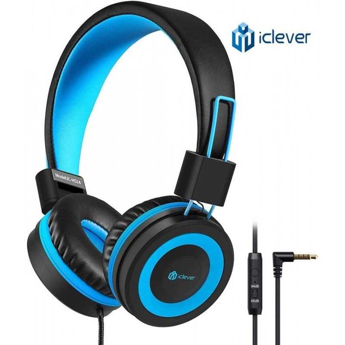 Słuchawki dziecięce iClever IC-HS14 przewodowe mini jack 3,5 mm