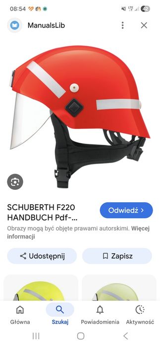 Helm strazacki schubert