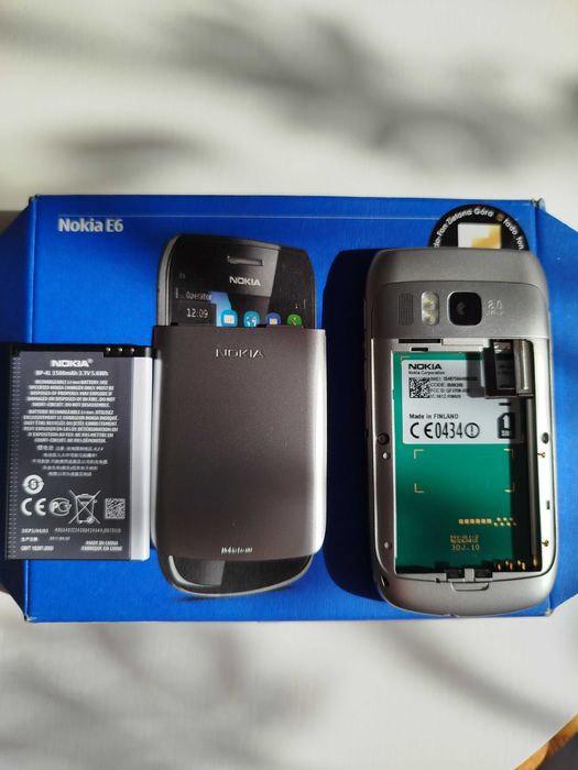 Nokia E6-00 silver 8gb ORGINAŁ! NOWA!
