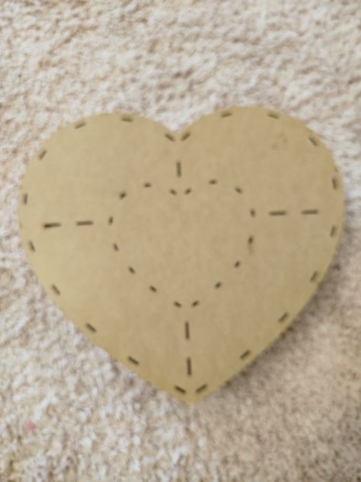 Коробка, бокс подарочный, сердце, подарочная упаковка