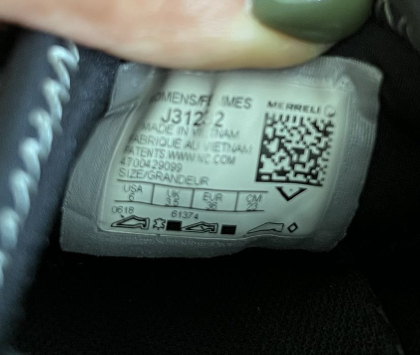 Sapatos Merrell cor camel