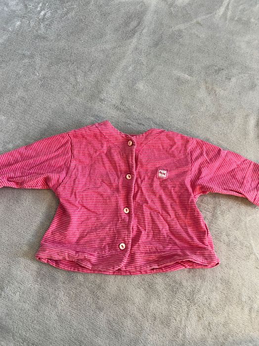 Sweter / bluzka różowa zapinana