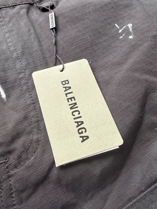 Spodenki Balenciaga Czarne Cargo
