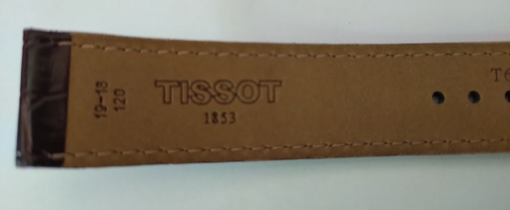 Bracelete relógio em pele