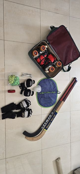 Hoquei  Sticks + Bolsa + Bola + Acessórios