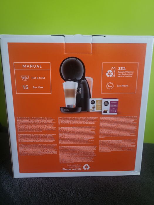 NOWY Ekspres kapsułkowy DeLonghi Dolce Gusto Piccolo XS + kapsułki