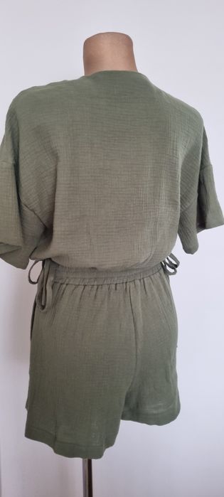 Komplet muslinowy khaki