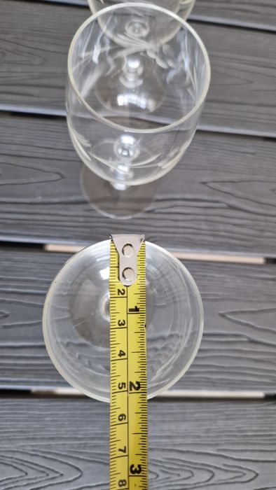 3 copos de pé de cristal vidro clássicos