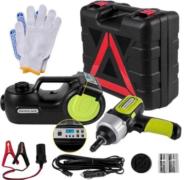 Гідравлічний автомобільний домкрат 5т 3 в 1