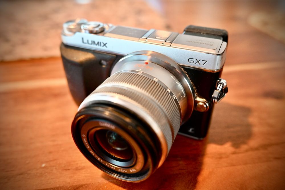 Panasonic LUMIX GX7 + 14-42 Mega OIS srebrny