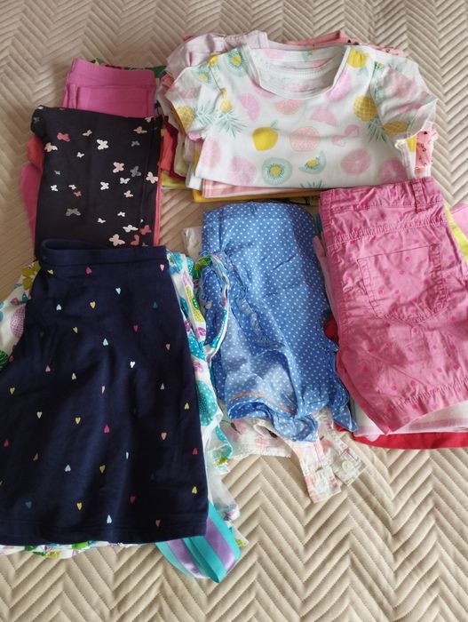 Koszulki spodenki sukienka 116-122