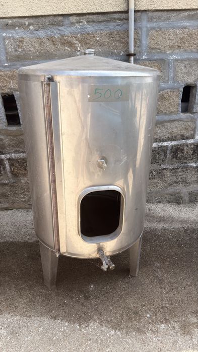 Cubas Inox 500L + 1000L — 450€ as duas