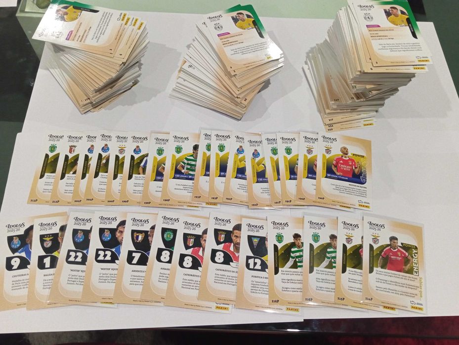 Cartas Ídolos Panini