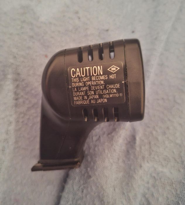 Iluminador Panasonic OmniMovie VHS Câmara Video