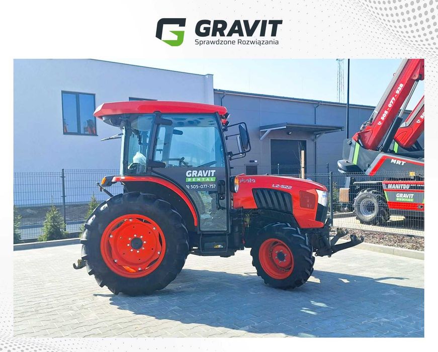 Ciągnik rolniczy Kubota L2-522 DC A/C, 260 mth, gwarancja do XII 2030