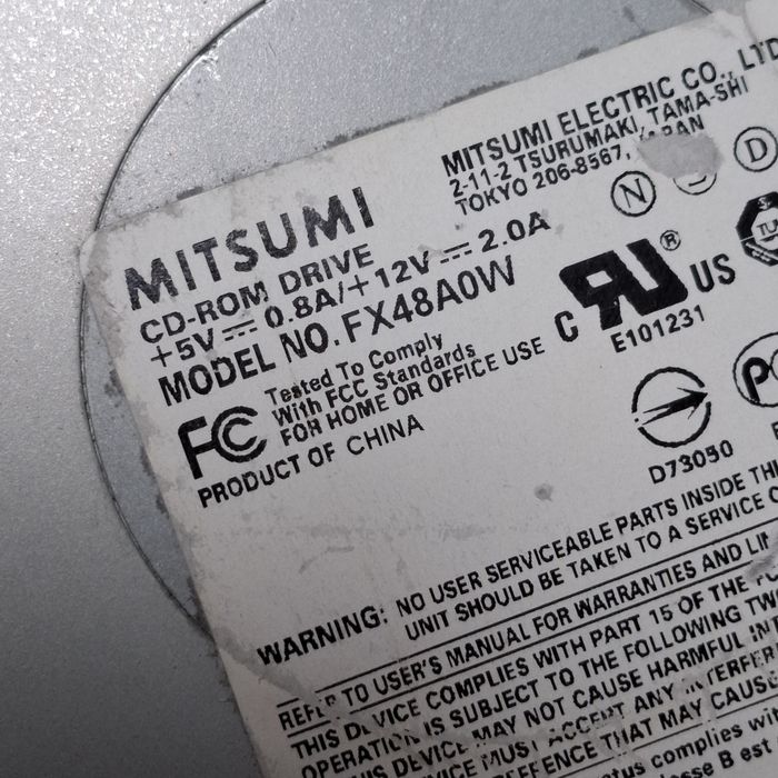 Napęd cd-rom MITSUMI FX48A0W IDE/ATA