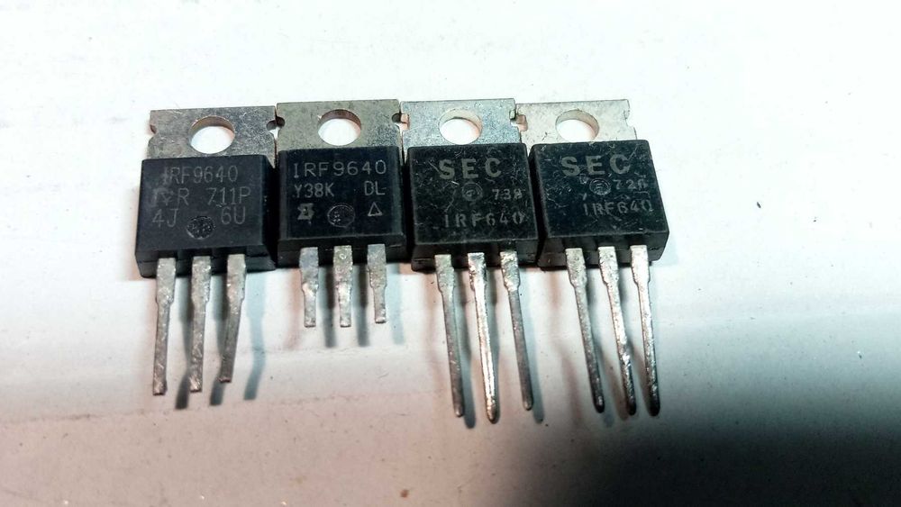 Польові транзистори IRF9640 IRF640.